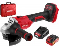 WORTEX LX CAG 1812-1 E (18В,1 акк., 4.0 А*ч) углошлифмашина аккумуляторная