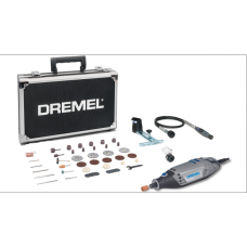  DREMEL 3000 VF (3000-3/45) F.013.300.0VF  (45 насадок +  + гибкий вал (225) + линейный фрезерный циркуль (678) + защитный кожух (550) + алюминиевый кейс ) 130 Вт 