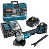 MAKITA DGA508RME (18 В, 2 акк., 4.0 А/ч, Li-Ion, диск 125х22.0 мм)