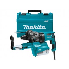 MAKITA HR2653 в чем. + система пылеудаления (800 Вт, 2.2 Дж, 3 реж., патрон SDS-plus, вес 4.2 кг)
