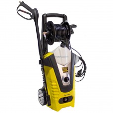 CHAMPION HP5210 (2,1кВт 120 бар, темп 40С 7л/мин 18,15кг мет.насос, самовсасывающая, шланг 8м на катушке, кабель 5м,)