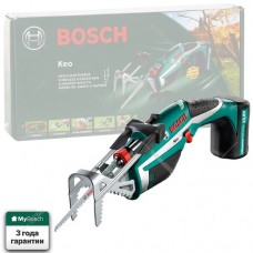 BOSCH KEO (10.8 В, 1 акк., 1.5 А/ч, Li-Ion, дерево до 80 мм) (0600861900)