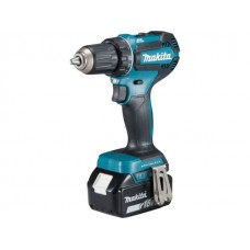 MAKITA DDF485SYE  (18 В, 2 акк., 1.5 А/ч Li-Ion, 2 скор., 50 Нм, шурупы до 10 мм)